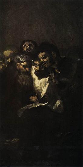 Francisco de Goya Reading oil painting image